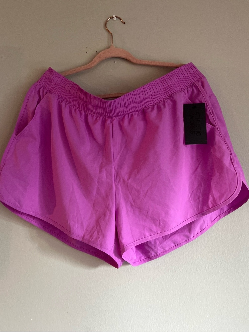 Athletic Works Women's Bright Pink Athletic Shorts